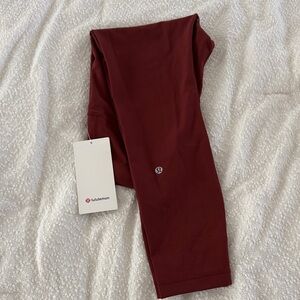 lululemon athletica Burgundy Leggings